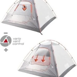High Peak Kira 3.0 Koepeltent Nimbus - Nimbus Grijs - 3 Persoons -Aanbiedingen Kampeer Zen Winkel 1021x1200 2
