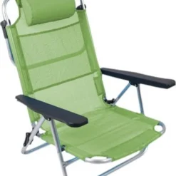 Bo-Camp Beach Chair - Monaco - Aluminium - Groen