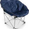 Navaris Klapstoel Met Draagtas - Campingstoel - Draagbare Stoel Voor Kamperen, Festivals En Vissen - Strandstoel - Inklapbaar - Donkerblauw