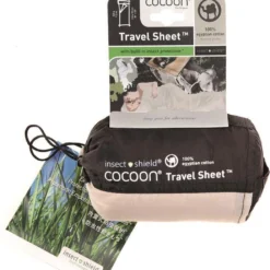 Cocoon TravelSheet - Lakenzak - Egyptisch Katoen - Beige -Aanbiedingen Kampeer Zen Winkel 1038x1200
