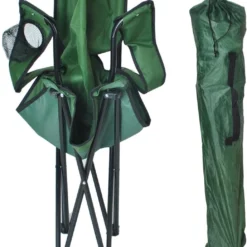 Campingstoel - Inklapbaar Visstoel - Vouwstoel - Comfortabel - Opvouwbaar Stoel - Max. 120 KG - Groen - Rheme -Aanbiedingen Kampeer Zen Winkel 1039x1200