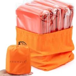 Bramble Noodslaapzak 213 X 91 Cm Polyetheen Oranje 5 Stuks