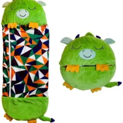 Draak Slaapzak -160 Cms | Kinderslaapzak | Slaapzak Junior | Nappers | Children Sleeping Bag | Kinderen Slaapzak | Super Soft 2 In 1 Fun Pillow &Sleepy For Boys | Draak Slaapzak | Zachte Slaapzak | Knuffel Slaapzak | 2 In 1 Slaapzak | Kinderen