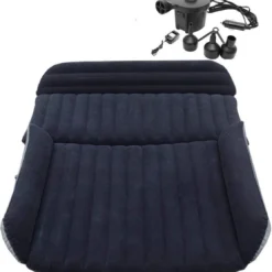 EZLife Auto Luchtbed Zwart 198x158cm