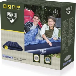 Pavillo Luchtbed - 2-Persoons - Blauw - 191x137x22cm -Aanbiedingen Kampeer Zen Winkel 1142x1200 1