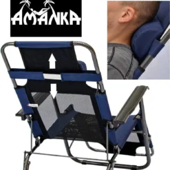 Ligstoel 155x60cm - Opvouwbaar Campingstoel Ligbed Strandstoel Tuinstoel Vouwligstoel Blauw -Aanbiedingen Kampeer Zen Winkel 1148x1200 2