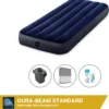Intex Luchtbedset Intex Luchtbed - 1-Persoons - 76 X 191 X 25 Cm - Blauw + Intex Elektrische Pomp - 650 Liter/min + Hoeslaken Antraciet + Reparatieset -Aanbiedingen Kampeer Zen Winkel 1163x1200 2