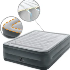 Intex Luchtbed - 2-Persoons - 152 X 203 X 33 Cm - Grijs - Met Ingebouwde Pomp, Hoeslaken Antraciet En Reparatieset 13 Intex Luchtbed - 2-Persoons - 152 X 203 X 33 Cm - Grijs - Met Ingebouwde Pomp, Hoeslaken Antraciet En Reparatieset -Aanbiedingen Kampeer Zen Winkel 1166x1200 3