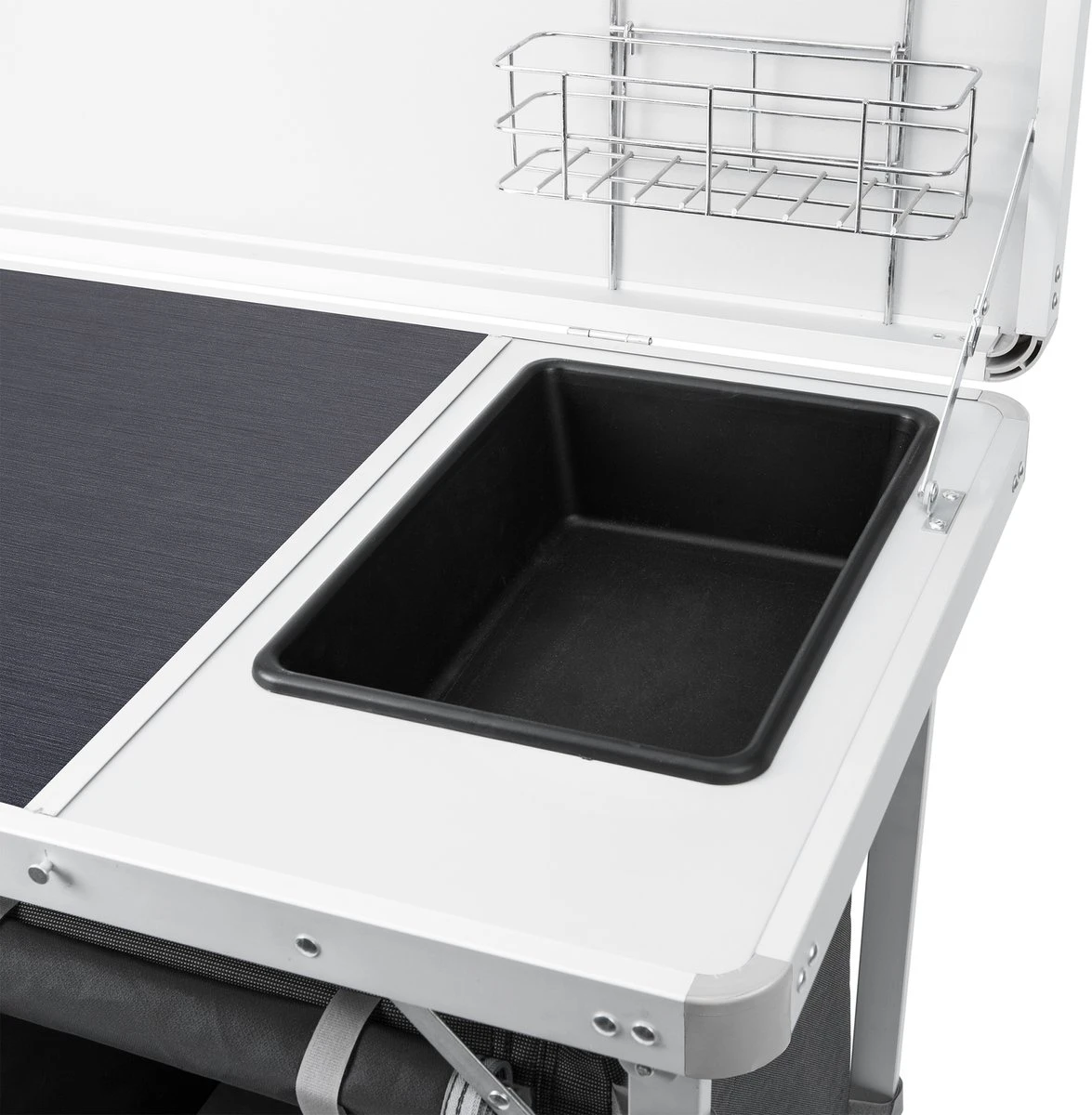Campart Campingkeuken KI-0757 – Complete Keuken En Campingkast – Opvouwbaar En Inclusief Draagtas - Grijs 6 Campart Campingkeuken KI-0757 – Complete Keuken En Campingkast – Opvouwbaar En Inclusief Draagtas - Grijs - Afbeelding 4