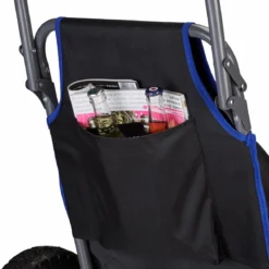 Relaxdays Strandkar Opvouwbaar - Strandstoel Met Zonnedak - Strand Stoel Op Wielen -Aanbiedingen Kampeer Zen Winkel 1176x1200 3