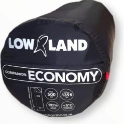 LOWLAND OUTDOOR® Donzen Slaapzak - Companion Economy - 210x80 Cm - Rood -Aanbiedingen Kampeer Zen Winkel 1179x1200