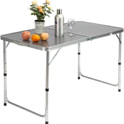 Casaria Campingtafel – Inklapbaar Verstelbaar - 120x60x70 Cm Grijs 14 Casaria Campingtafel – Inklapbaar Verstelbaar - 120x60x70 Cm Grijs -Aanbiedingen Kampeer Zen Winkel 1185x1200