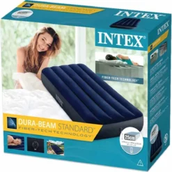 Intex Downy Twin Luchtbed - 1-persoons - 191x76x22 Cm -Aanbiedingen Kampeer Zen Winkel 1195x1200 2