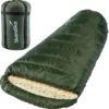 Skandika Vegas-R XXL Slaapzak - Mummieslaapzakken – Slaapzakken Volwassen – Maat XXL – Mummie Slaapzak - Unisex - Katoen, Luxe Kwaliteit, Koppelbaar, 3 Seizoenen, 220 X 110 Cm, -12° Tot -15°C, Outdoor Kampeerslaapzak – Ritssluiting Rechts - Groen -Aanbiedingen Kampeer Zen Winkel 1198x1200 4
