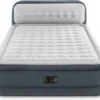 Intex 64448 - Queen Deluxe Ultra-Plush Zelfopblazend 2-persoons Luchtbed Met Hoofdboord (203x152x46cm)