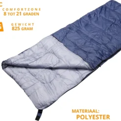 Slaapzak Envelop Dekenmodel - Zomer - 190cm X 70cm - Met Hoes -Aanbiedingen Kampeer Zen Winkel 1200x1047 6