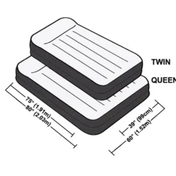 Intex Luchtbed - 2 Persoons - 203x152x42cm -Aanbiedingen Kampeer Zen Winkel 1200x1055