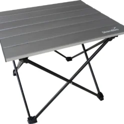 Skandika Ruka S Kleine Campingtafel – Campingtafels - Aluminium Campingtafel, Opvouwbaar, Zeer Licht, Eenvoudig Te Monteren, Stabiele Standaard - Opvouwtafel Voor Kamperen, Tenten Wandelen, Reizen, Thuis, Tuin – Tot Max. 20 Kg. - Grijs