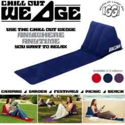 CKB LTD - Chill Out - Luchtbed - Campingstoel - Wedge Opblaasbare Ligstoel - Blauw Strandstoel 1 Persoons Volwassen Luchtbedden Kampeerstoel Vouwstoel Stoel Slaapmatje Slaapmatten Opvouwbaar Volwassenen Tuinstoel Opblaasstoel Kampeerstoelen Lucht -Aanbiedingen Kampeer Zen Winkel 1200x1072 1