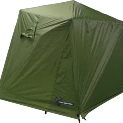 FisherPro Karpertent Met Stormcover – Vistent – Tent - Bescherming Tegen Zon En Wind – 100% Waterdichte Stormhoes – Met Handige Meeneemtas – Ook Geschikt Als Strandtent Of Festivaltent – Extra Veiligheid En Warmte Door Stormcover -Aanbiedingen Kampeer Zen Winkel 1200x1074 4