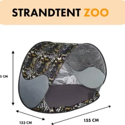 Deryan Luxe Pop Up Strandtent - Anti-UV 50+ - Zoo -Aanbiedingen Kampeer Zen Winkel 1200x1076 10