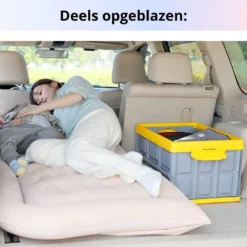 Opblaasbaar Auto Matras - Auto Luchtbed Grijs - Achterbank En Achterbak - Tweepersoons 3-in-1 Universeel Automatras - Inclusief Elektrische Pomp En Accessoires - Kampeer Luchtbed Voor Reizen -Aanbiedingen Kampeer Zen Winkel 1200x1076 3