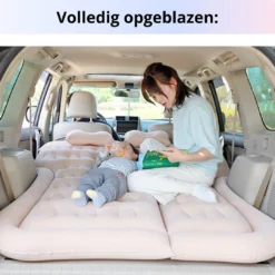 Opblaasbaar Auto Matras - Auto Luchtbed Grijs - Achterbank En Achterbak - Tweepersoons 3-in-1 Universeel Automatras - Inclusief Elektrische Pomp En Accessoires - Kampeer Luchtbed Voor Reizen -Aanbiedingen Kampeer Zen Winkel 1200x1076 4
