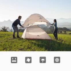 Cloud Up 1 Upgraded - Naturehike® - 1 Persoons Tent - Lichtgewicht Tent - Incl. Grondzeil - 210T 3000mm - Outdoor - Waterdicht - Hiking & Wandelen -Aanbiedingen Kampeer Zen Winkel 1200x1080 2