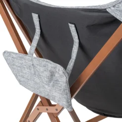 Bo-Camp - Urban Outdoor - Relaxstoel - Bloomsbury - L - Oxford Polyester - Grijs -Aanbiedingen Kampeer Zen Winkel 1200x1085