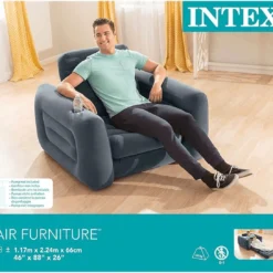 Intex Opblaas Stoel - 1-persoons - 221x107x66 Cm -Aanbiedingen Kampeer Zen Winkel 1200x1087 1