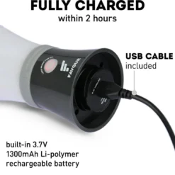 Favour L0717 Camping Lamp Oplaadbaar LED, 200 Lumen, IPX7 Waterdicht, Drijvend, Schokbestendig, Draagbare Kampeerlamp, Tentlamp, Vislamp, Geïntegreerde Oplaadbare Batterij -Aanbiedingen Kampeer Zen Winkel 1200x1110 1