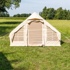 Opblaasbare Vier Persoons Tent Beige 300x200x210 Cm -Aanbiedingen Kampeer Zen Winkel 1200x1111 14