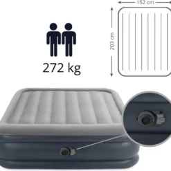 Intex Deluxe Pillow Rest Raised Luchtbed - 2-persoons - 203x152x42 Cm -Aanbiedingen Kampeer Zen Winkel 1200x1116