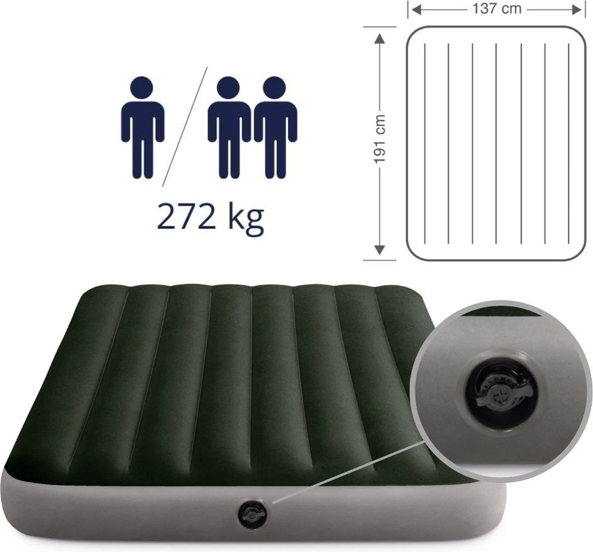Intex Prestige Downy Luchtbed - Tweepersoons 8 Intex Prestige Downy Luchtbed - Tweepersoons - Afbeelding 6