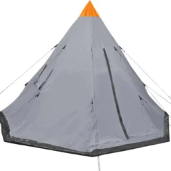 VidaXL Tent 4-persoons Grijs -Aanbiedingen Kampeer Zen Winkel 1200x1123 5