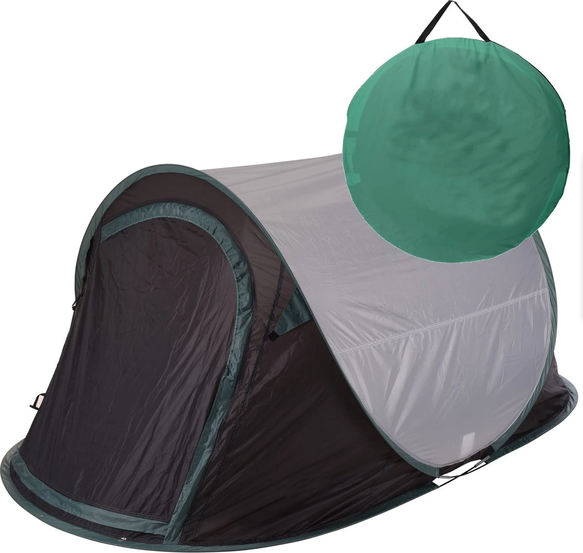 JEMIDI Tweepersoons Pop-up Tent - Opgooitent, Werptent Voor 2 Personen - Ideaal Als Festivaltent Of Kampeertent - Verschillende Kleuren 9 JEMIDI Tweepersoons Pop-up Tent - Opgooitent, Werptent Voor 2 Personen - Ideaal Als Festivaltent Of Kampeertent - Verschillende Kleuren - Afbeelding 7