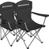 MIRA Home - Campingstoel Set Van 2 Inklapbaar - Klapstoel Met Robuust Frame - Met Flessenhouder - 76 X 51.5 X 95.5 Cm - Zwart -Aanbiedingen Kampeer Zen Winkel 1200x1151 1