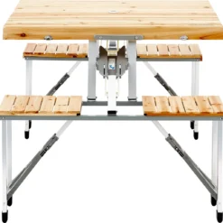 CAMPZ Fir Wood Picknicktafel, Bruin/grijs -Aanbiedingen Kampeer Zen Winkel 1200x1158 1