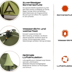 Where Tomorrow Solo Tent 225X100X57 Cm - Groen - 1 Persoons 12 Where Tomorrow Solo Tent 225X100X57 Cm - Groen - 1 Persoons -Aanbiedingen Kampeer Zen Winkel 1200x1162 6