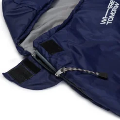 Where Tomorrow Outdoor Slaapzak | Klein En Zacht | 220 X 80 Cm X 50 Cm, Inclusief Opbergzak |ingepakt 26 X 14 Cm | 700g | Marineblauw -Aanbiedingen Kampeer Zen Winkel 1200x1163 1