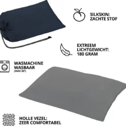 Dutch Mountains Slaapzak Goeree XL - Kussen 25x15cm - 220x90cm Katoenen Slaapzak - Tochtstrip -Aanbiedingen Kampeer Zen Winkel 1200x1163 2