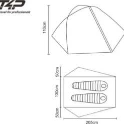 Expedition Tent T2 - Donker Groen - 2 Persoons -Aanbiedingen Kampeer Zen Winkel 1200x1163 3