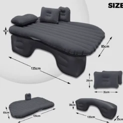 Flightmode - Opblaasbaar Matras Voor Auto, Opblaasbaar Bed, Autostoel, Comfortabel, Met Elektrische Luchtpomp En 3 Adapters, 2 Kussens En Transporttas, Voor Camping, Reizen, Strand -Aanbiedingen Kampeer Zen Winkel 1200x1166 3