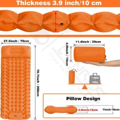 LVNRIDS Isomat, Zelfopblazend, Ultralicht, Luchtmatras, Camping, Zelfopblaasbaar, Opblaasbaar Matras, 3,9 Inch Dik, Met Voetperspomp En Kussen, Voor Camping, Reizen, Outdoor, Wandelen, Strand, Oranje 17 LVNRIDS Isomat, Zelfopblazend, Ultralicht, Luchtmatras, Camping, Zelfopblaasbaar, Opblaasbaar Matras, 3,9 Inch Dik, Met Voetperspomp En Kussen, Voor Camping, Reizen, Outdoor, Wandelen, Strand, Oranje -Aanbiedingen Kampeer Zen Winkel 1200x1171 6