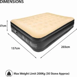 Merkloos Avenli 88030 Hoog Verhoogd Gevlokt Luchtbed | Queensize | Ingebouwde Pompen | Snelle En Gemakkelijke Inflatie 12 Merkloos Avenli 88030 Hoog Verhoogd Gevlokt Luchtbed | Queensize | Ingebouwde Pompen | Snelle En Gemakkelijke Inflatie -Aanbiedingen Kampeer Zen Winkel 1200x1173