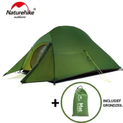 Cloud Up 3 Upgraded - Naturehike® - Tent 3 Persoons - Lichtgewicht Tent - Incl. Grondzeil - 20D 4000MM - Outdoor Kampeertent - Waterdicht - Hiking & Wandelen