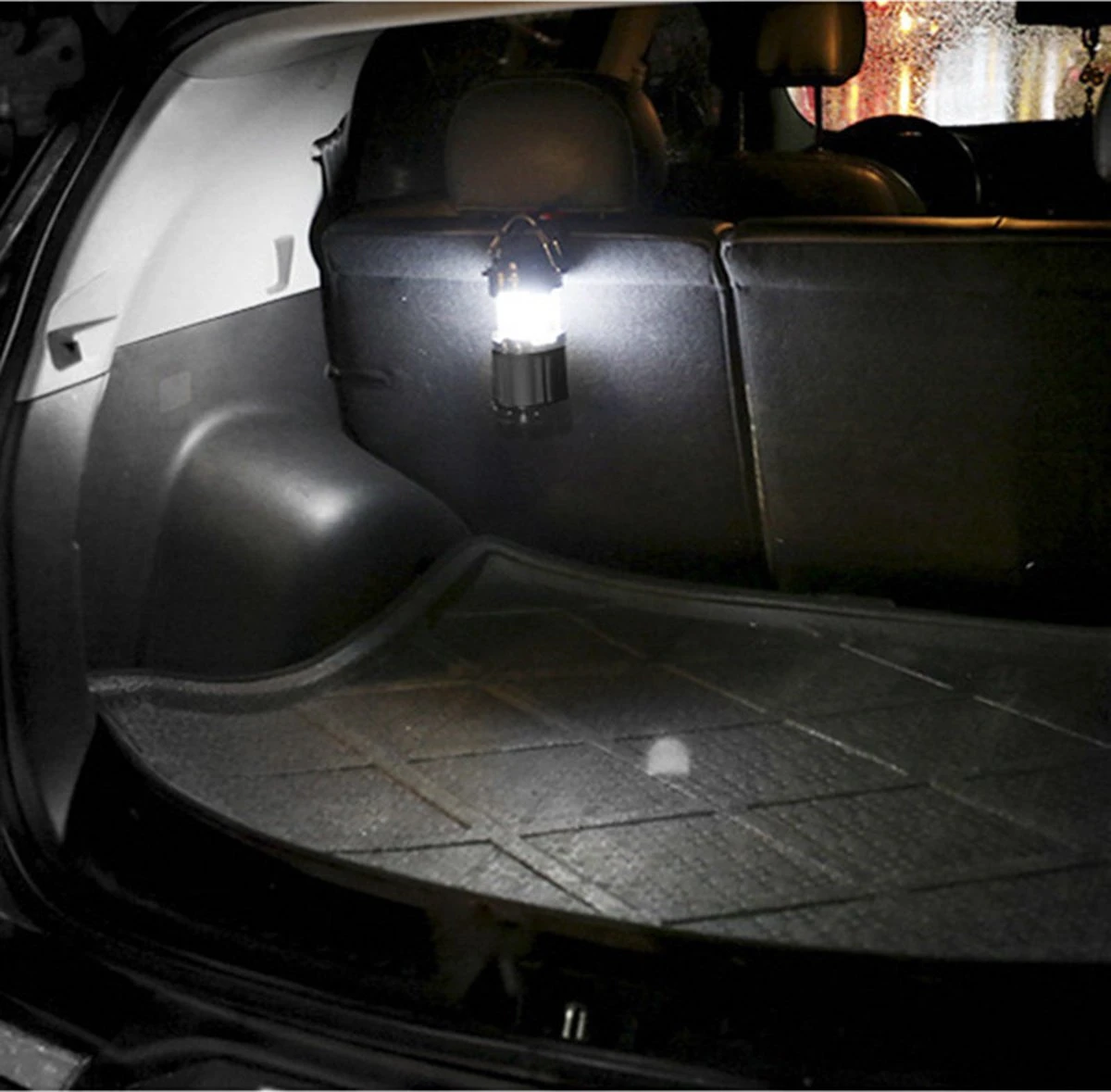 Merkloos Xtraworks - Multifunctionele Solar LED Campinglamp Met Handvatten - IPX 45 Waarde, USB-lader En Powerbank - Mat Zwart 11 Merkloos Xtraworks - Multifunctionele Solar LED Campinglamp Met Handvatten - IPX 45 Waarde, USB-lader En Powerbank - Mat Zwart - Afbeelding 9