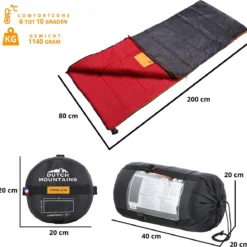 Dutch Mountains Slaapzak Tholen - 200 X 80cm - Aanritsbaar - Slechts 1140 Gram – Polyester - Tochtstrip En Compressiehoes -Aanbiedingen Kampeer Zen Winkel 1200x1184 4