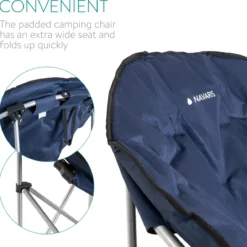 Navaris Klapstoel Met Draagtas - Campingstoel - Draagbare Stoel Voor Kamperen, Festivals En Vissen - Strandstoel - Inklapbaar - Donkerblauw 10 Navaris Klapstoel Met Draagtas - Campingstoel - Draagbare Stoel Voor Kamperen, Festivals En Vissen - Strandstoel - Inklapbaar - Donkerblauw -Aanbiedingen Kampeer Zen Winkel 1200x1188