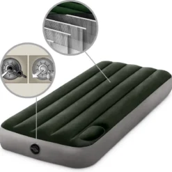 Intex Luchtbed - 1-Persoons - 76 X 191 X 25 Cm - Groen - Met Ingebouwde Voetpomp + Hoeslaken Wit + Reparatieset -Aanbiedingen Kampeer Zen Winkel 1200x1189 2